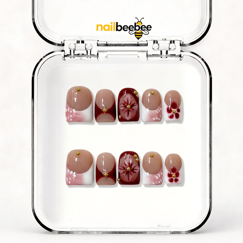 NB-D3 Handmade Short Square Acrylic for Date Night,Travel