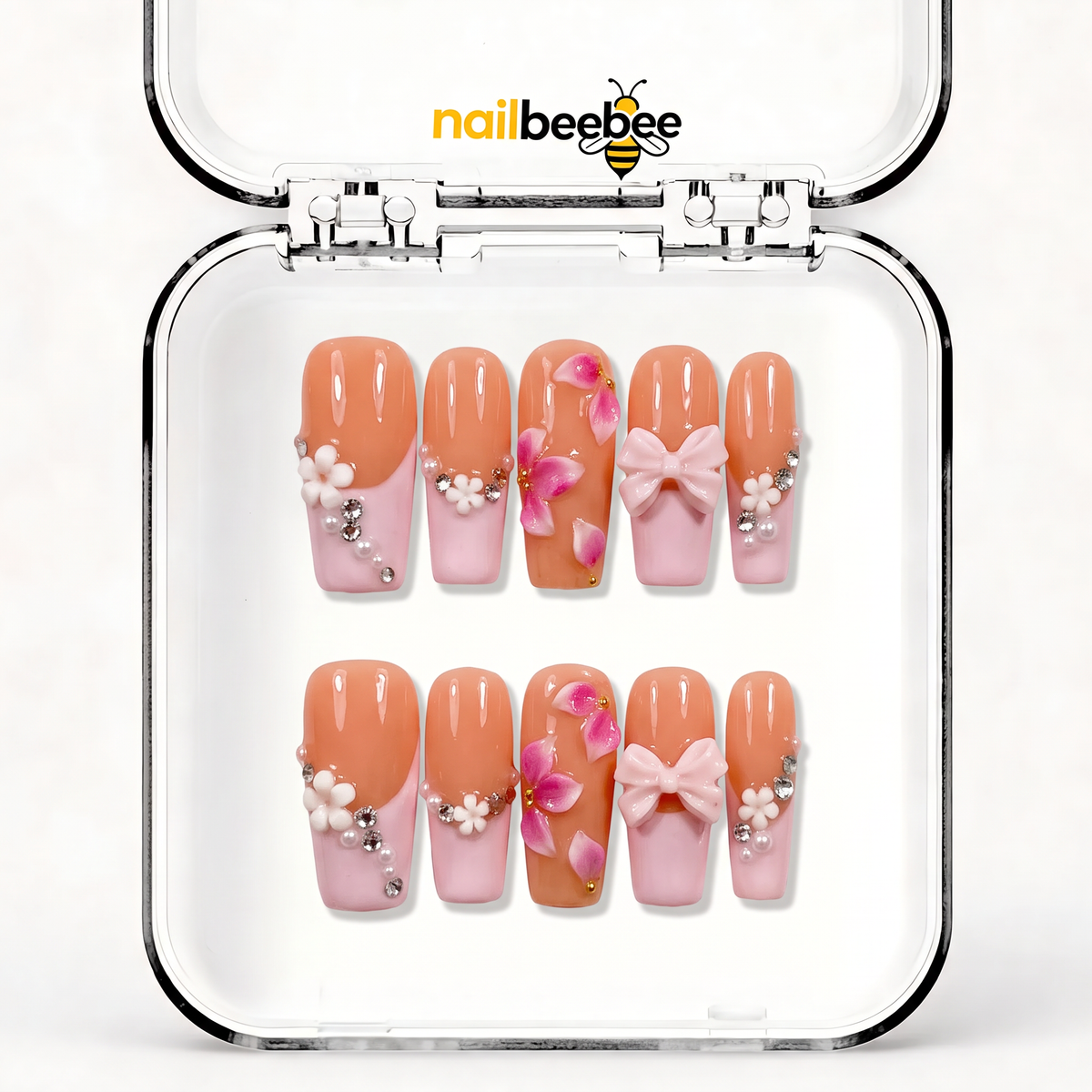 NB-Z77 Handmade Short Square Acrylic for Date Night,Travel