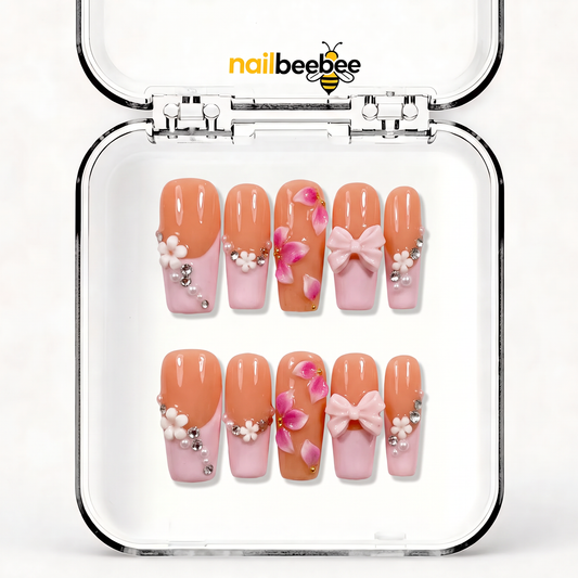 NB-Z77 Handmade Short Square Acrylic for Date Night,Travel