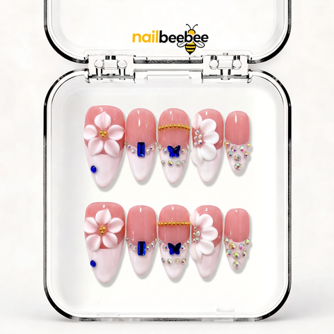 NB-X50 Handmade Short Almond Acrylic for Date Night,Travel