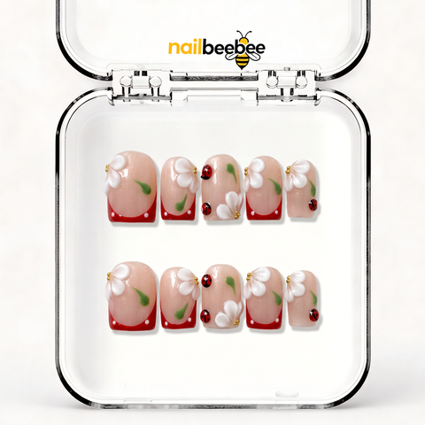 NB-D7 Handmade Short Square Acrylic for Date Night,Travel
