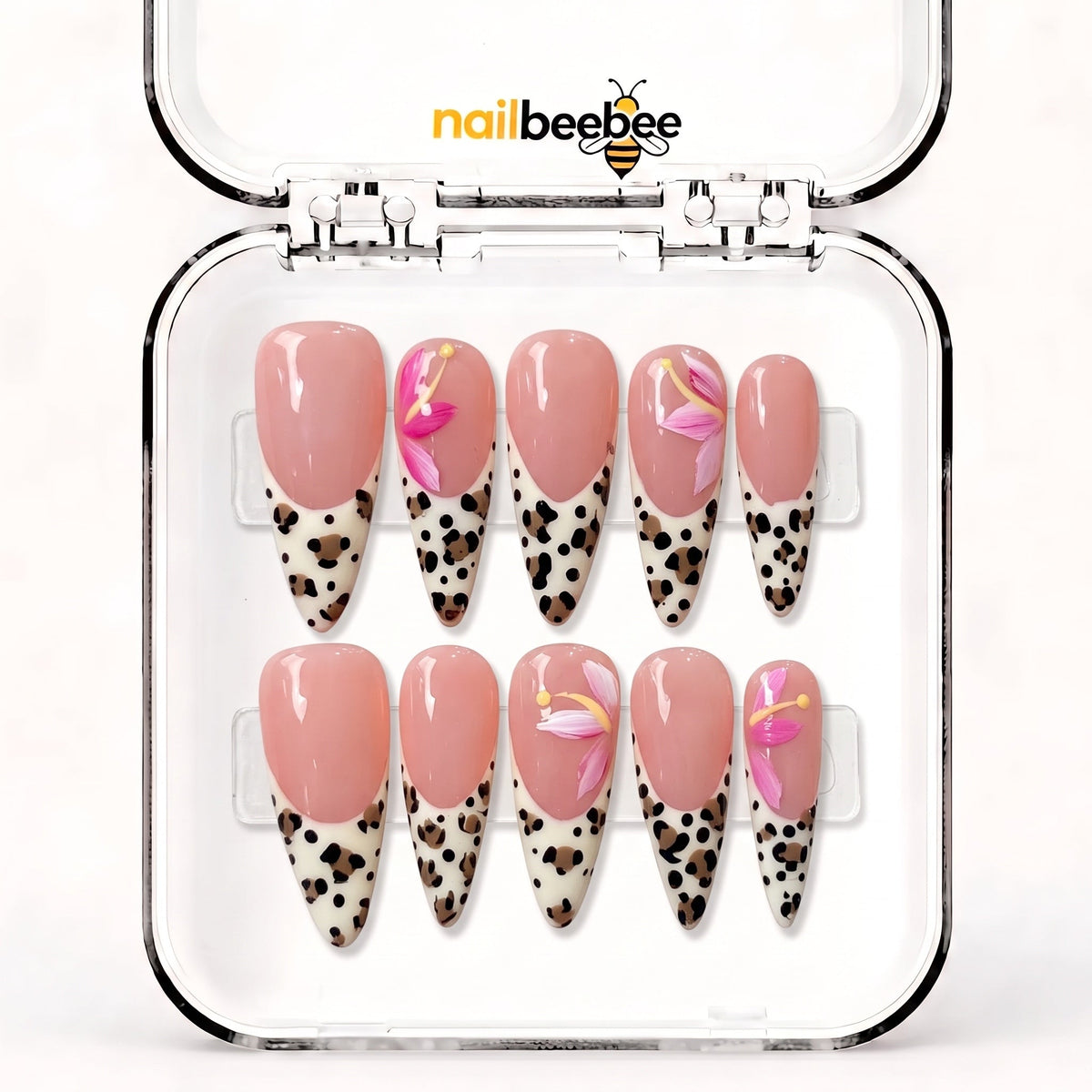NB-S80 Handmade Medium Stiletto Acrylic for Date Night,Travel