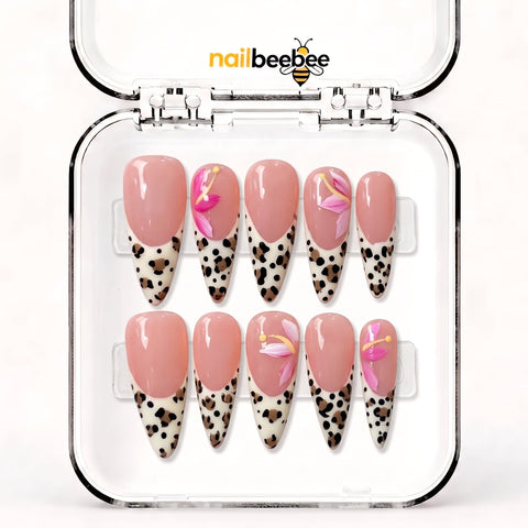 NB-S80 Handmade Medium Stiletto Acrylic for Date Night,Travel