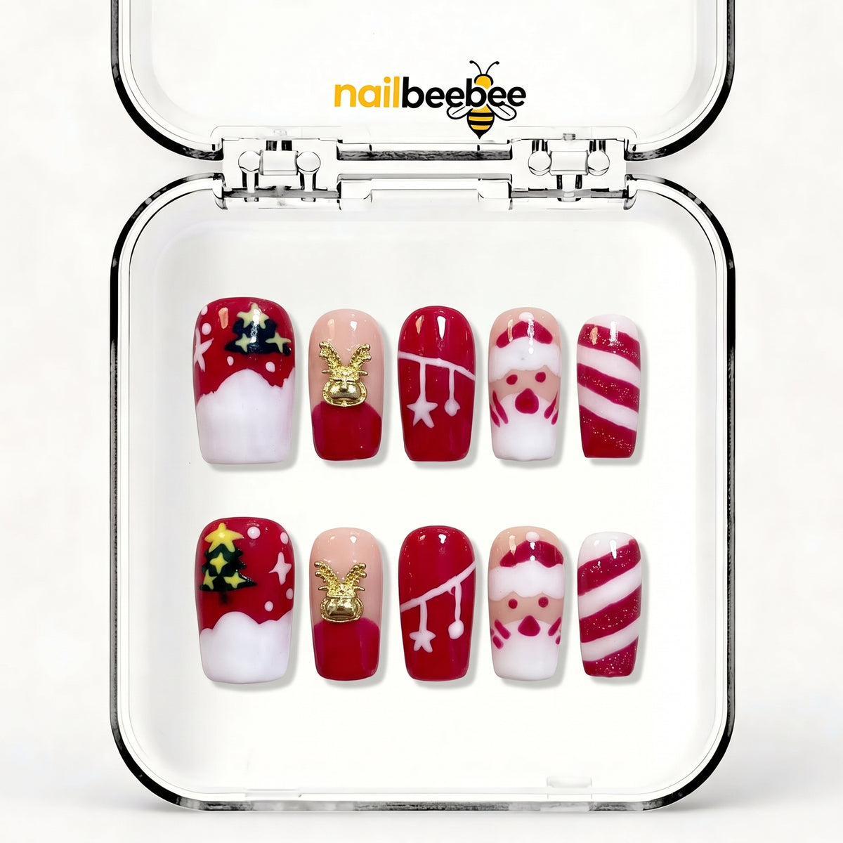 NB-D94 Handmade Short Square Acrylic for Date Night,Travel