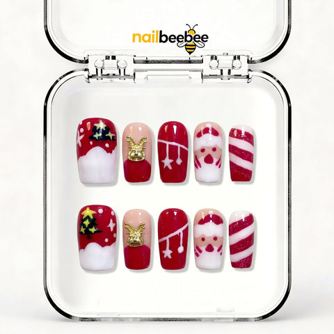 NB-D94 Handmade Short Square Acrylic for Date Night,Travel