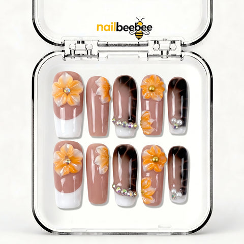 NB-Z257 Handmade Short Square Acrylic for Date Night,Travel