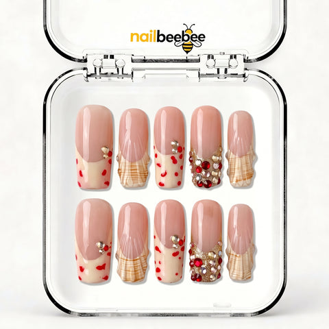 NB-Z246 Handmade Short Square Acrylic for Date Night,Travel