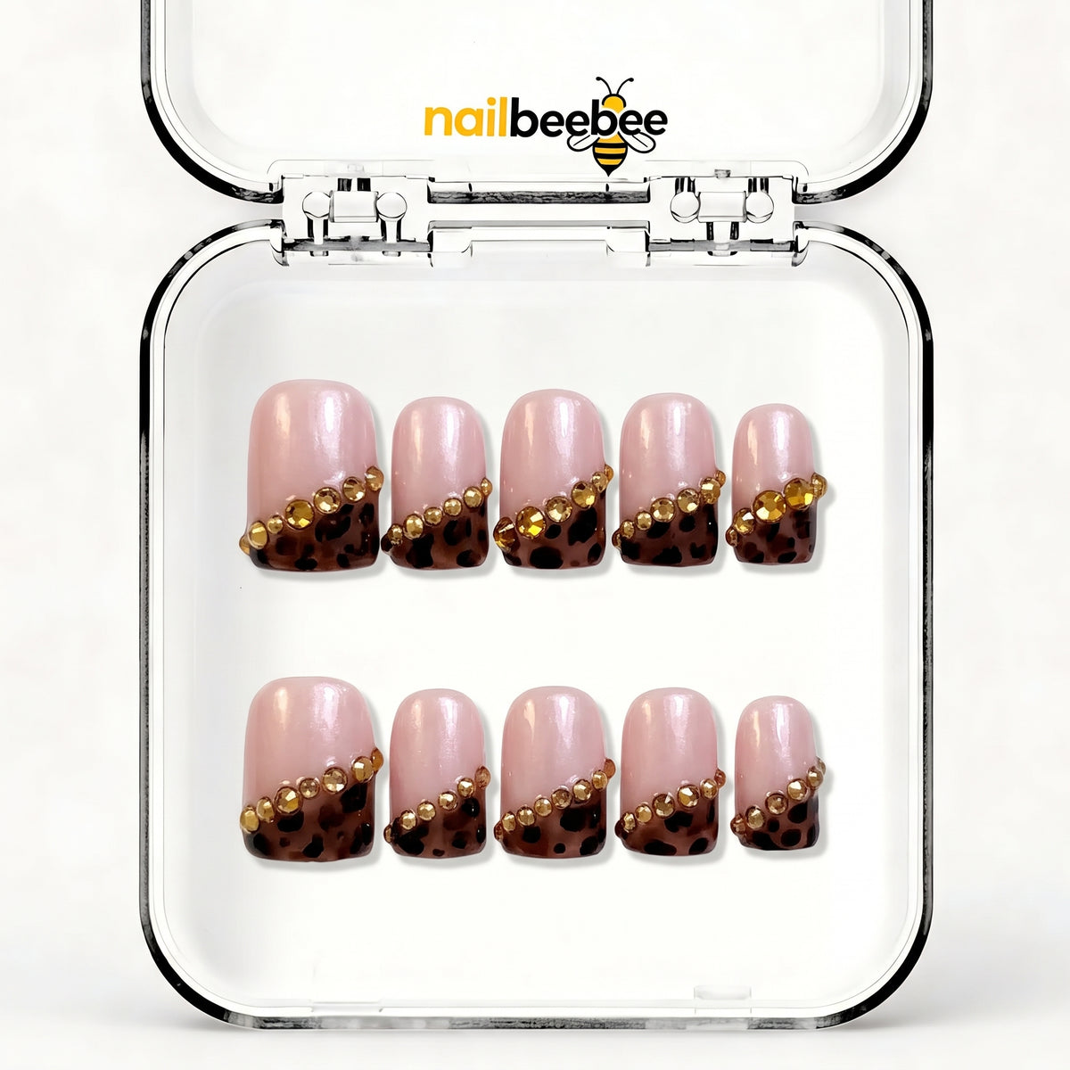 NB-D109 Handmade Short Square Acrylic for Date Night,Travel