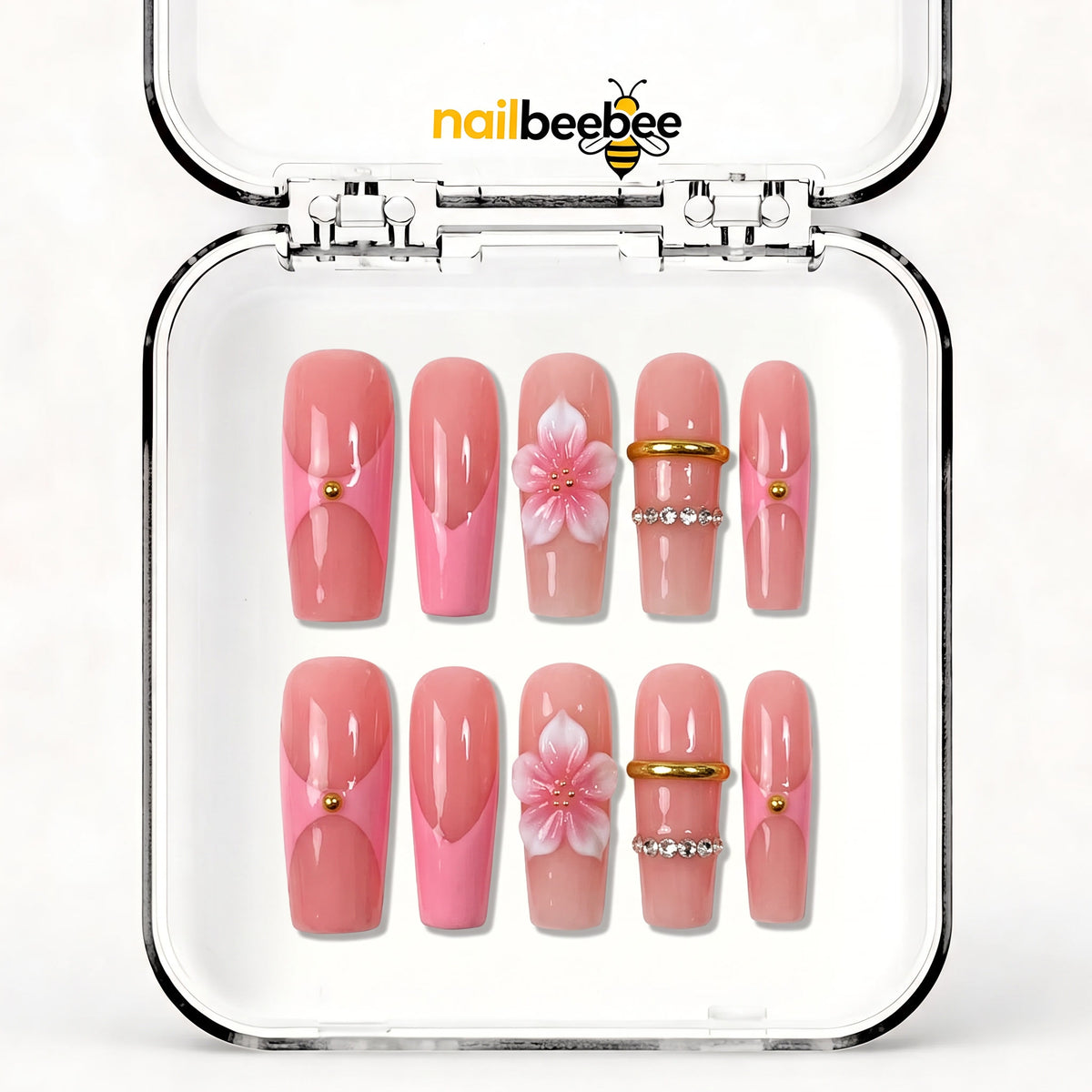 NB-Z187 Handmade Short Square Acrylic for Date Night,Travel