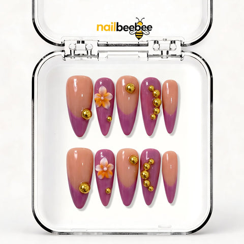 NB-S42 Handmade Medium Stiletto Acrylic for Date Night,Travel