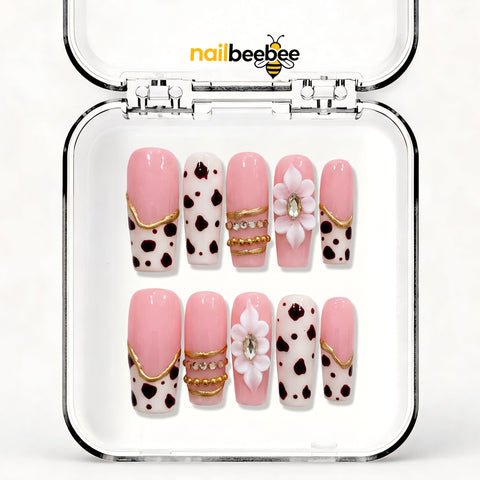 NB-Z37 Handmade Short Square Acrylic for Date Night,Travel