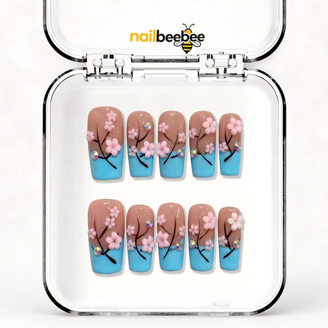NB-Z80 Handmade Short Square Acrylic for Date Night,Travel