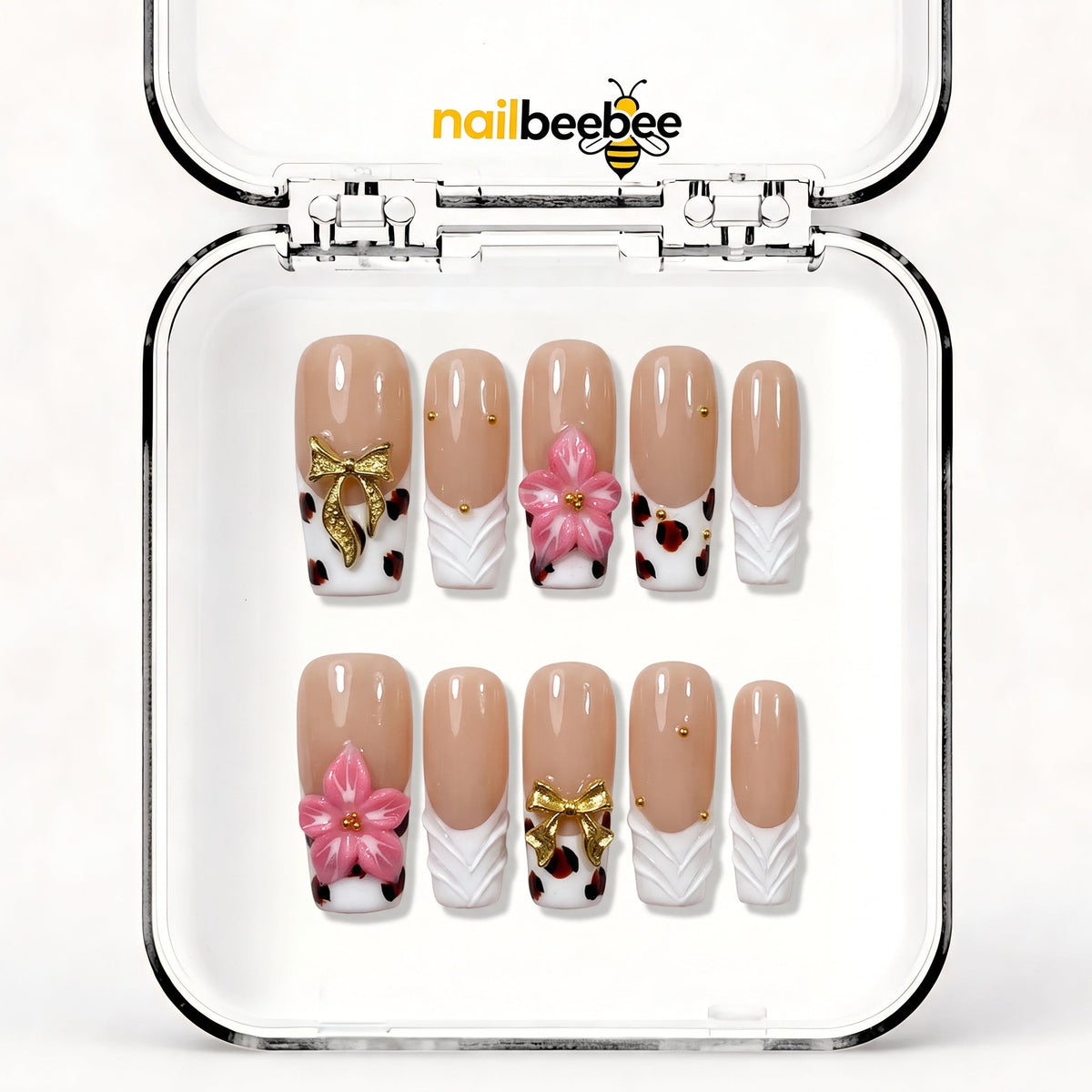 NB-Z8 Handmade Short Square Acrylic for Date Night,Travel