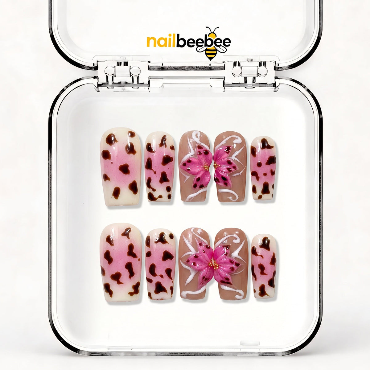 NB-Z39 Handmade Short Square Acrylic for Date Night,Travel