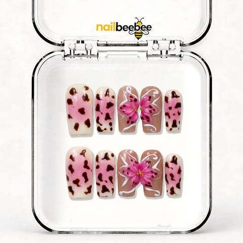 NB-Z39 Handmade Short Square Acrylic for Date Night,Travel