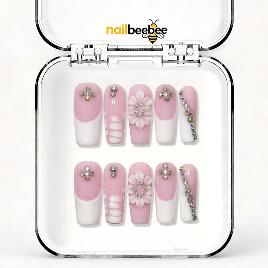 NB-Z22 Handmade Short Square Acrylic for Date Night,Travel