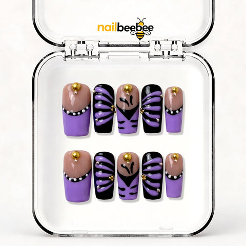 NB-Z81 Handmade Short Square Acrylic for Date Night,Travel