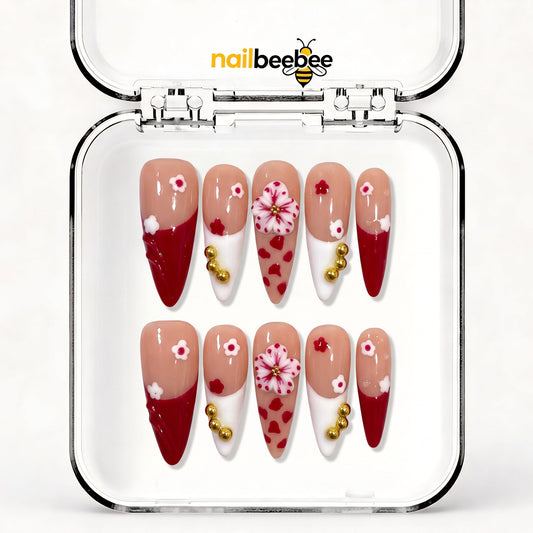 NB-S60 Handmade Medium Stiletto Acrylic for Date Night,Travel