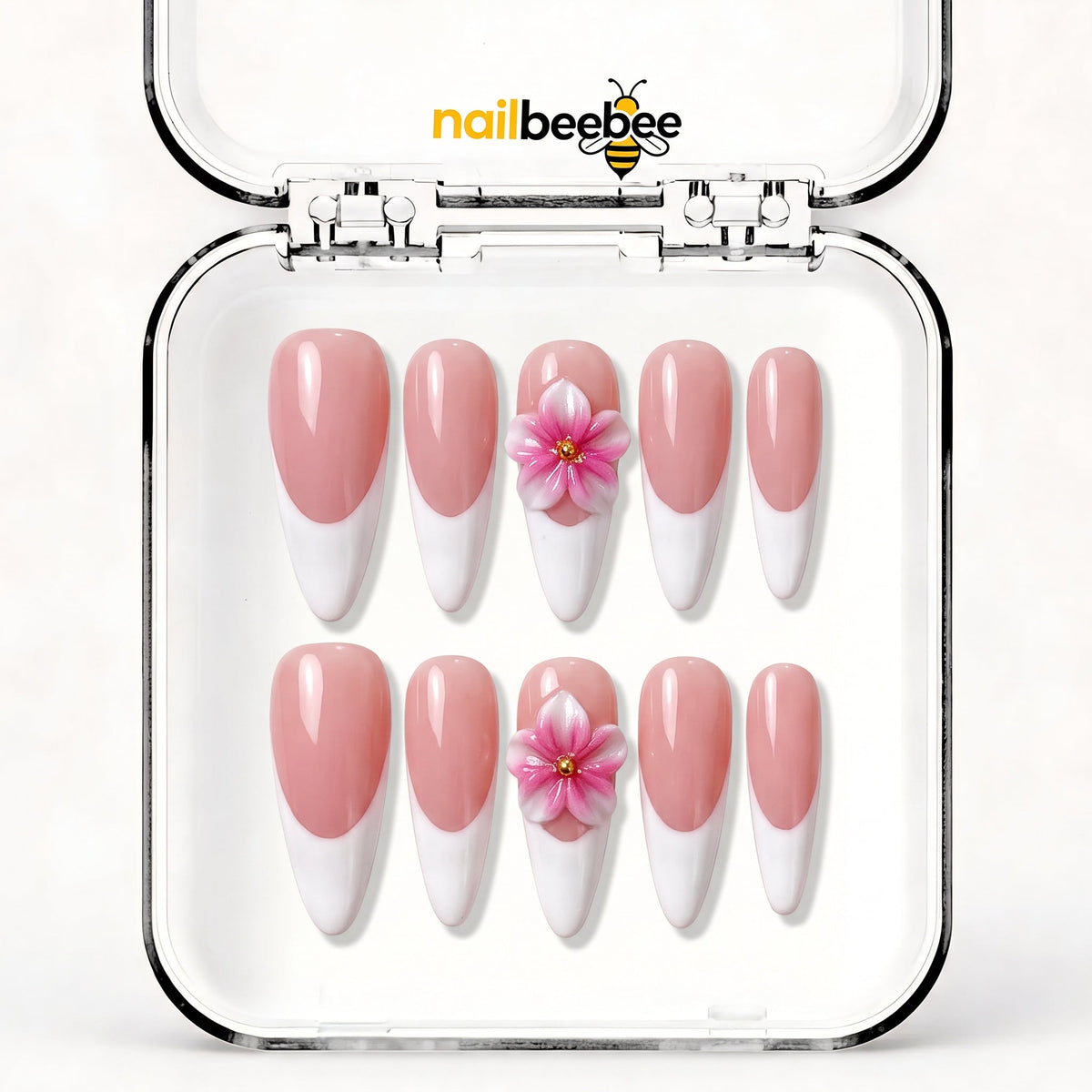 NB-S12 Handmade Medium Stiletto Acrylic for Date Night,Travel