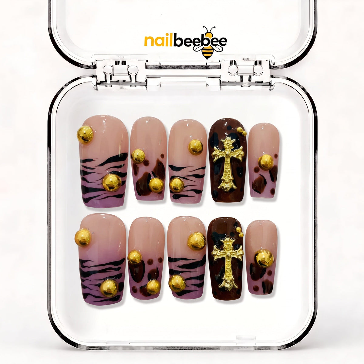 NB-Z102 Handmade Short Square Acrylic for Date Night,Travel