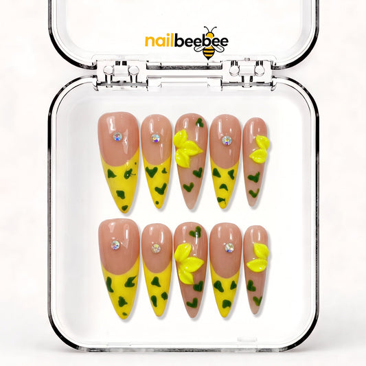 NB-S76 Handmade Medium Stiletto Acrylic for Date Night,Travel