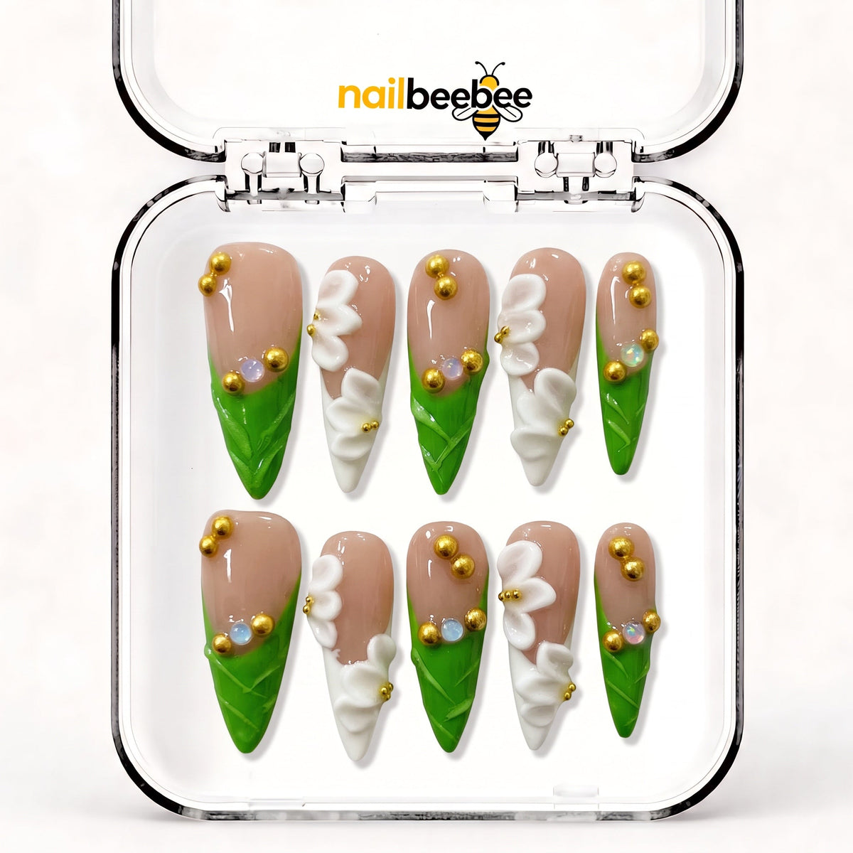 NB-S70 Handmade Medium Stiletto Acrylic for Date Night,Travel