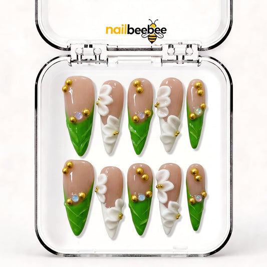 NB-S70 Handmade Medium Stiletto Acrylic for Date Night,Travel