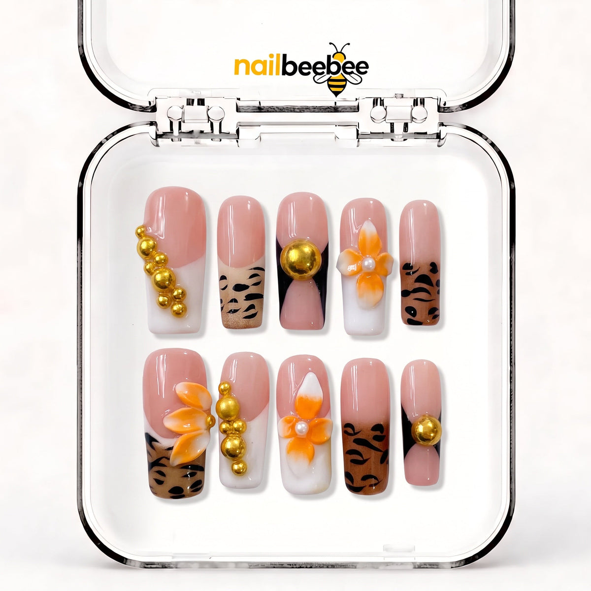 NB-Z101 Handmade Short Square Acrylic for Date Night,Travel