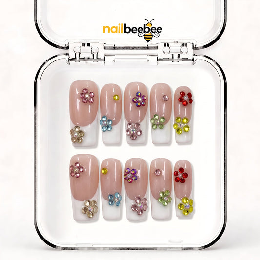 NB-Z113 Handmade Short Square Acrylic for Date Night,Travel
