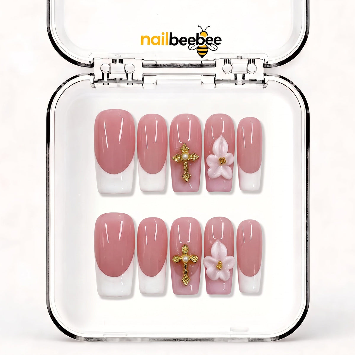 NB-Z110 Handmade Short Square Acrylic for Date Night,Travel