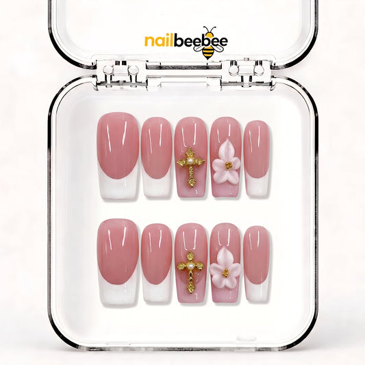 NB-Z110 Handmade Short Square Acrylic for Date Night,Travel