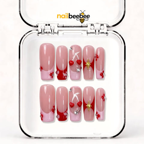 NB-Z114 Handmade Short Square Acrylic for Date Night,Travel