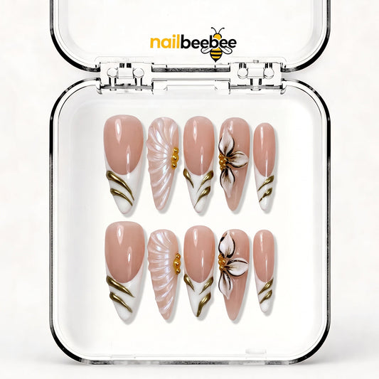 NB-S44 Handmade Medium Stiletto Acrylic for Date Night,Travel