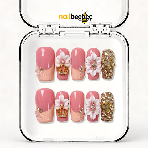 NB-Z1 Handmade Short Square Acrylic for Date Night,Travel