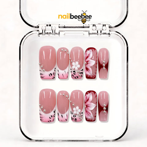 NB-Z67 Handmade Short Square Acrylic for Date Night,Travel