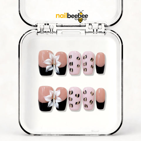NB-Z55 Handmade Short Square Acrylic for Date Night,Travel