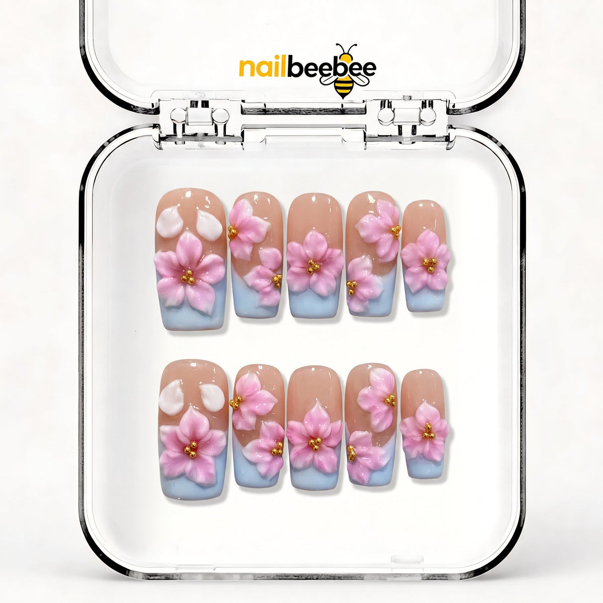 NB-Z82 Handmade Short Square Acrylic for Date Night,Travel