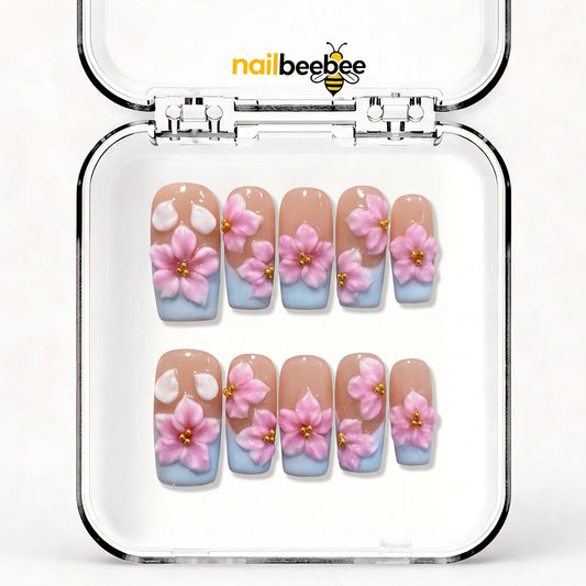 NB-Z82 Handmade Short Square Acrylic for Date Night,Travel