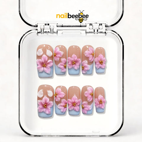 NB-Z82 Handmade Short Square Acrylic for Date Night,Travel