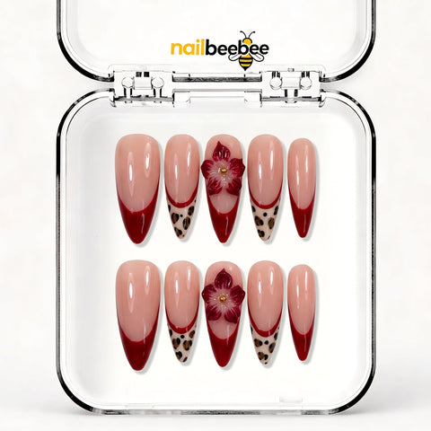 NB-S41 Handmade Medium Stiletto Acrylic for Date Night,Travel