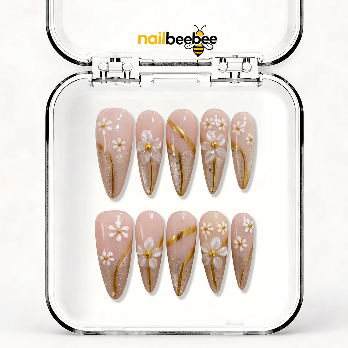NB-S15 Handmade Medium Stiletto Acrylic for Date Night,Travel