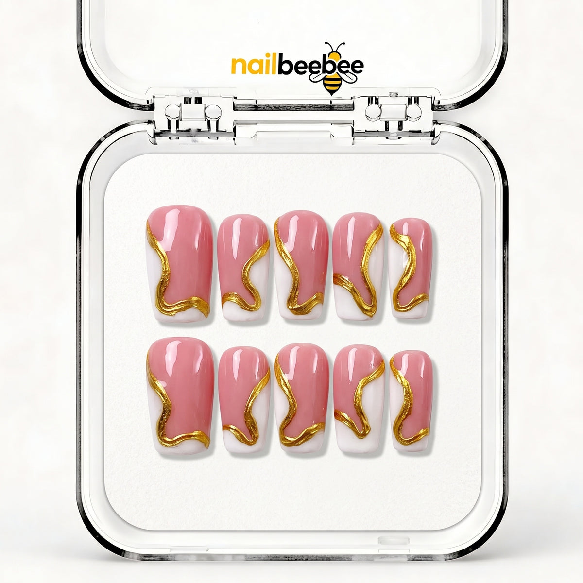 NB-D84 Handmade Short Square Acrylic for Date Night,Travel