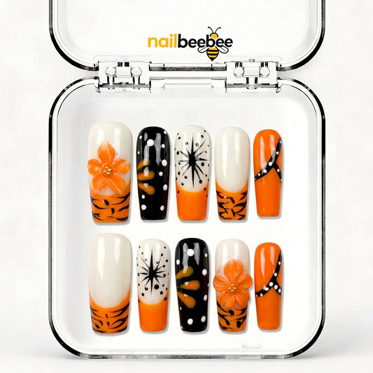 NB-Z273 Handmade Short Square Acrylic for Date Night,Travel