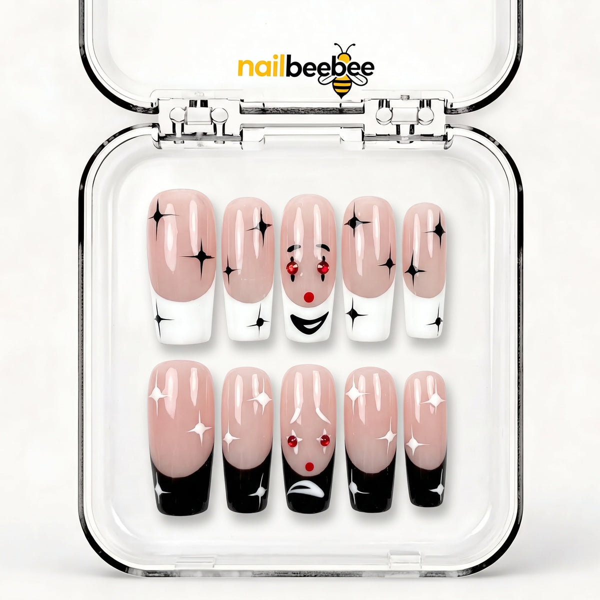 NB-Z274 Handmade Short Square Acrylic for Date Night,Travel
