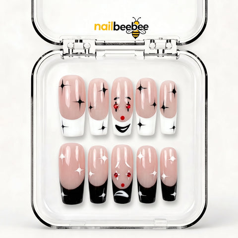 NB-Z274 Handmade Short Square Acrylic for Date Night,Travel