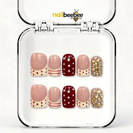 NB-D201 Handmade Short Square Acrylic for Date Night,Travel
