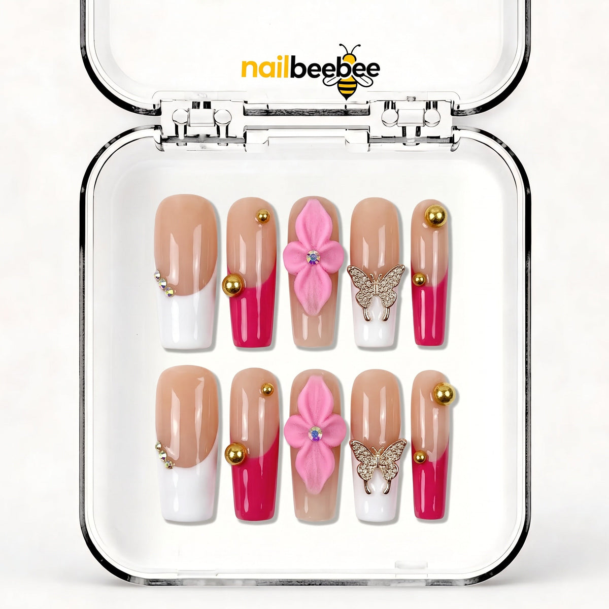 NB-Z118 Handmade Short Square Acrylic for Date Night,Travel