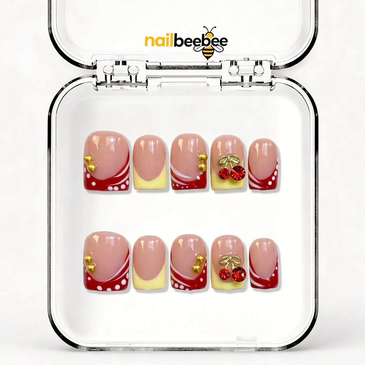 NB-D97 Handmade Short Square Acrylic for Date Night,Travel