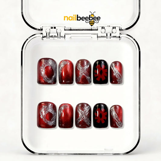 NB-D147 Handmade Short Square Acrylic for Date Night,Travel