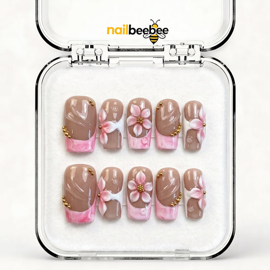 NB-D153 Handmade Short Square Acrylic for Date Night,Travel
